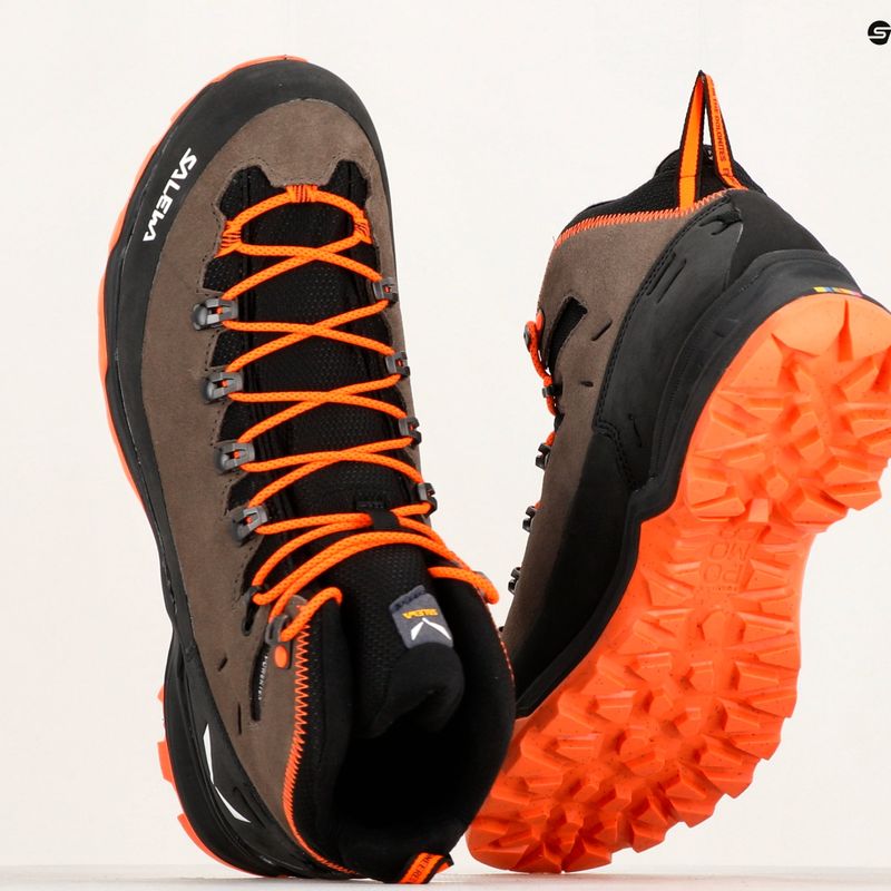 Salewa Herren Alp Mate Winter Mid WP bungee cord/schwarz Trekkingstiefel 8