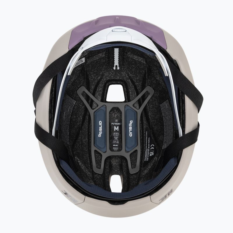 Fahrradhelm HJC Furion 3 mt beige/purple 5
