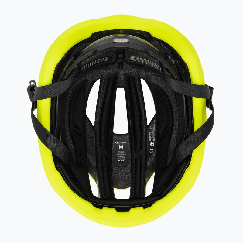 Fahrradhelm HJC Crosser neon yellow 5