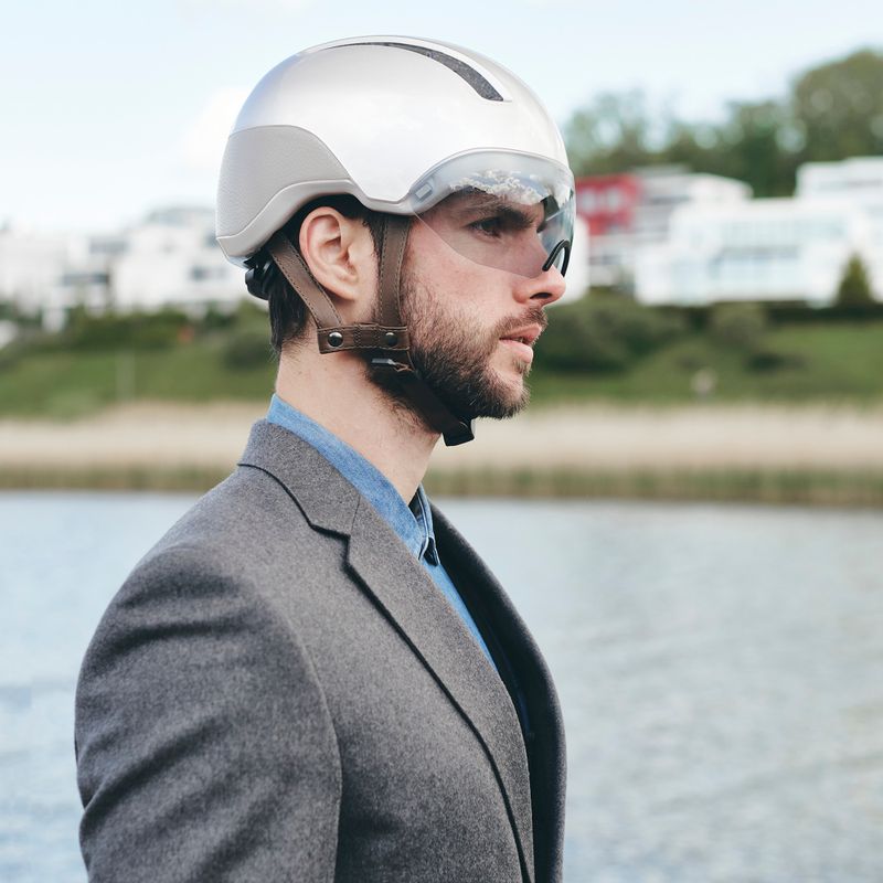 HJC Calido Fahrradhelm weiß/silber 81412301 12