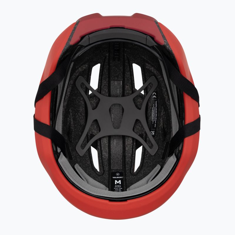 HJC Valeco 2 mt gl rot/schwarz Fahrradhelm 5