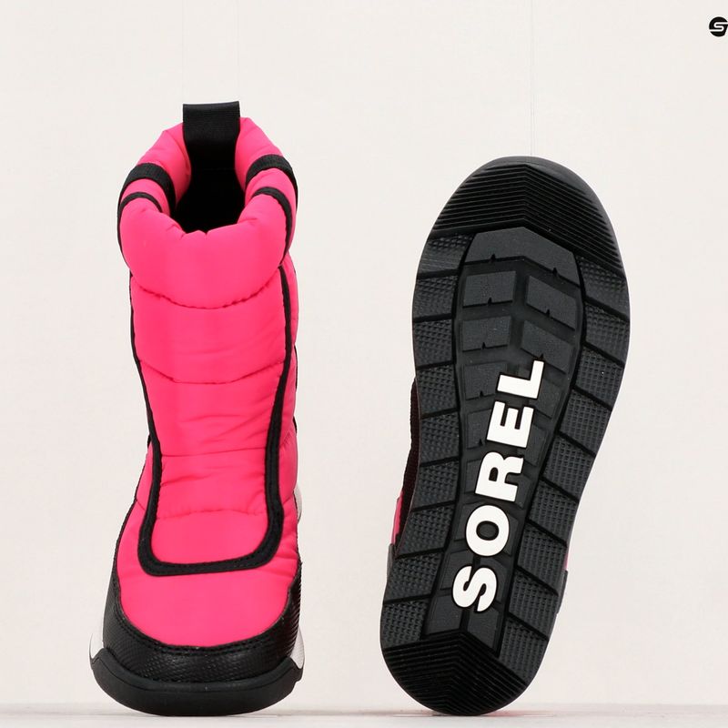 Sorel Outh Whitney II Puffy Mid Junior Schneestiefel Kaktus rosa/schwarz 16