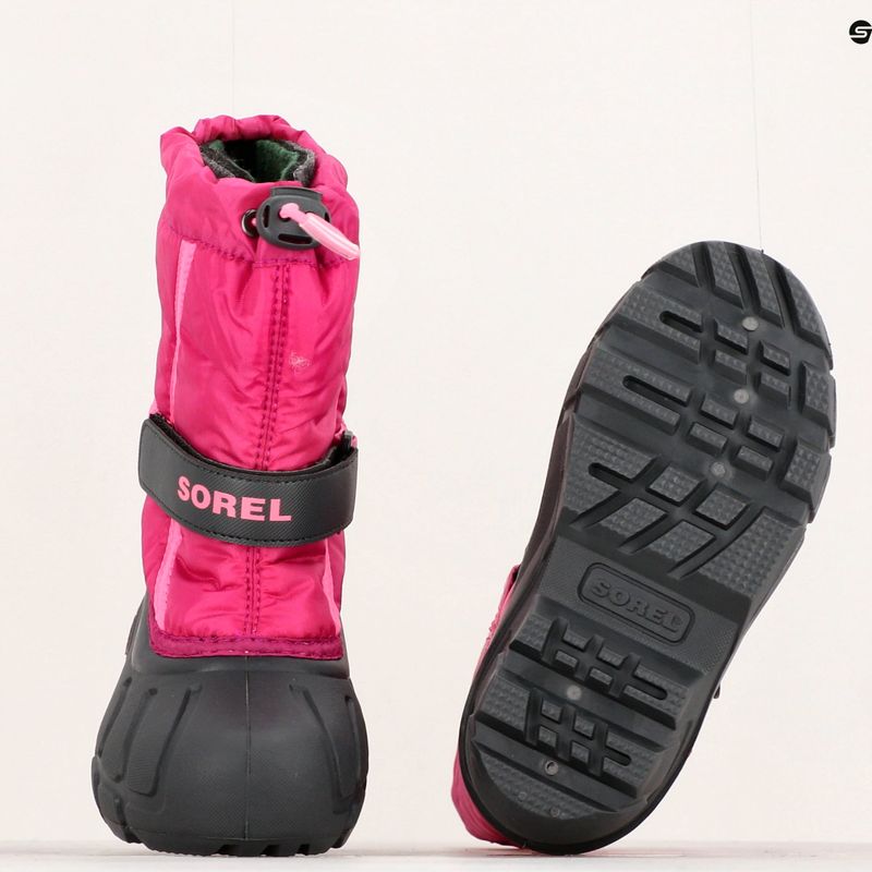 Sorel Flurry Dtv Deep Blush/Tropic Pink Kinderschneestiefel 15