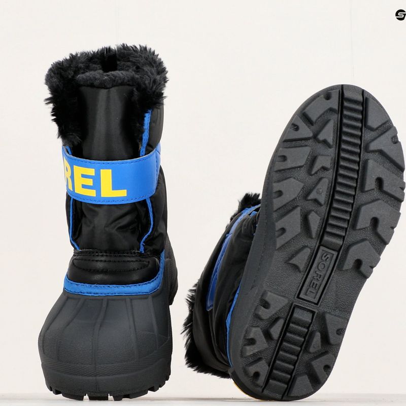 Sorel Snow Commander Junior Schneestiefel schwarz/super blau 15