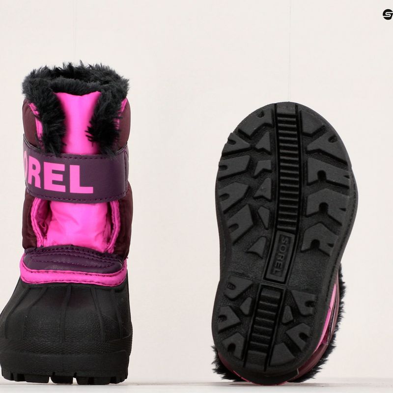 Sorel Snow Commander Kinderschneestiefel lila dahlia/groovy pink 15