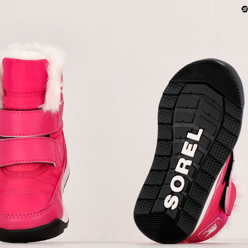 Sorel Whitney II Strap WP Kinder Schneestiefel Kaktus rosa/schwarz 16