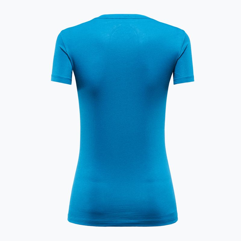 Damen BLACKYAK Senepol Half Yak Trekking Shirt blau 2001030AM 2