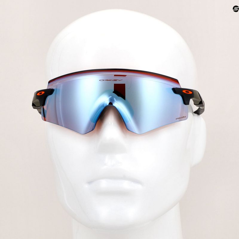 Oakley Encoder matte Moos grün / Prizm Schnee Saphir Sonnenbrille 12