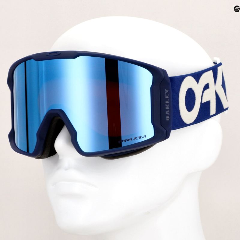 Oakley Line Miner matt b1b navy/prizm sapphire iridium Skibrille 7