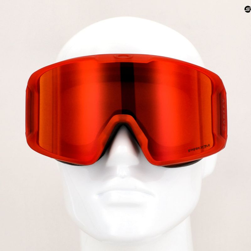 Oakley Line Miner matte b1b redline/prizm Fackel Iridium Skibrille 7