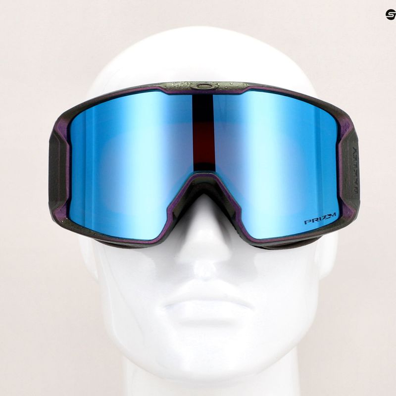 Oakley Line Miner fractel lila/Prisma Saphir Iridium Skibrille 7