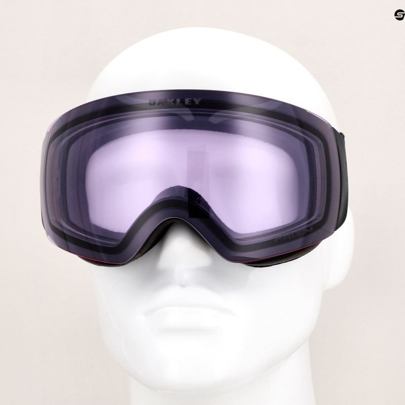 Oakley Flight Deck matte schwarz/prizm Schnee klar Skibrille 7