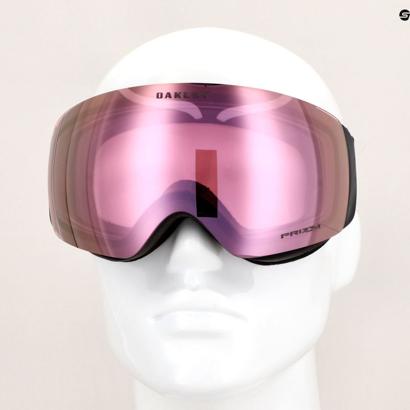 Oakley Flight Deck matte schwarz/prizm Schnee hallo rosa Skibrille 8