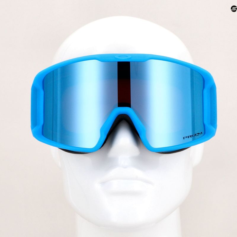 Oakley Linie Miner b1b lila/prizm Saphir Iridium Skibrille 7