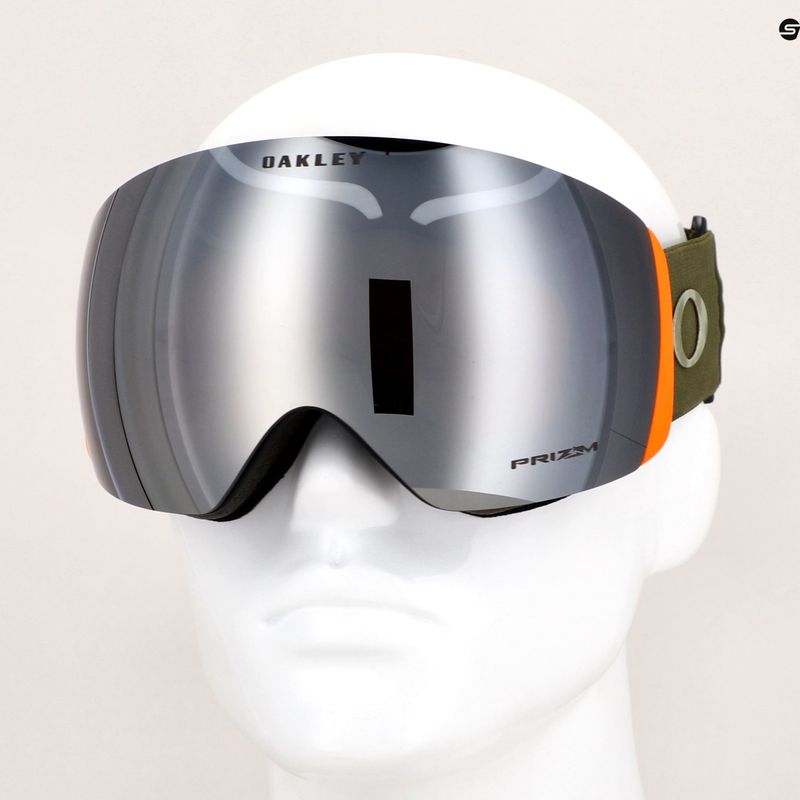Oakley Flight Deck dunklen Pinsel Nebel/prizm schwarz Iridium Skibrille 6