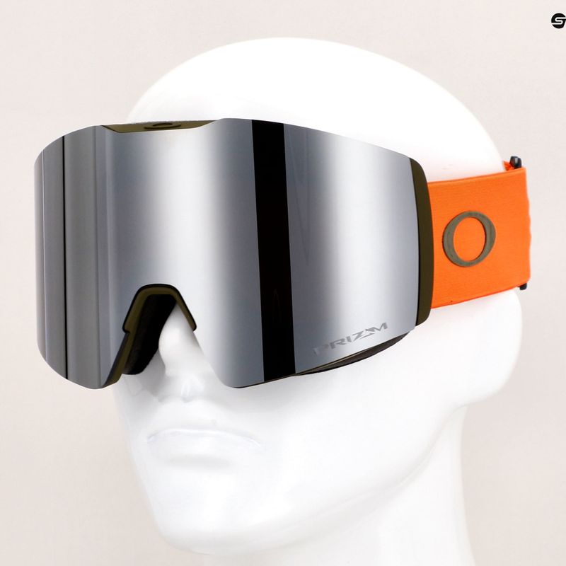 Oakley Fall Line orange/prizm schwarz Iridium Skibrille 7