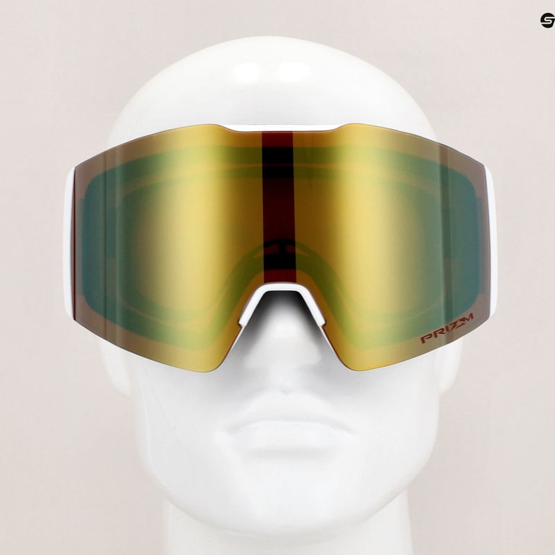 Oakley Fall Line weiß leopard/prizm Salbei Gold Iridium Skibrille 7