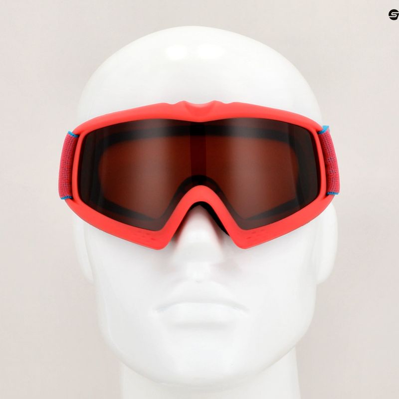 Rossignol Raffish S rosa/orange Kinder Skibrille 9