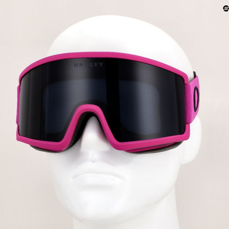 Oakley Target Line ultra lila/dunkelgrau Skibrille 10