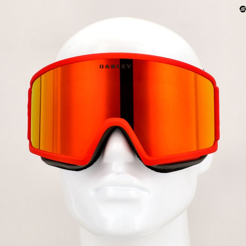 Oakley Target Line Redline/Fire Iridium Skibrille 10