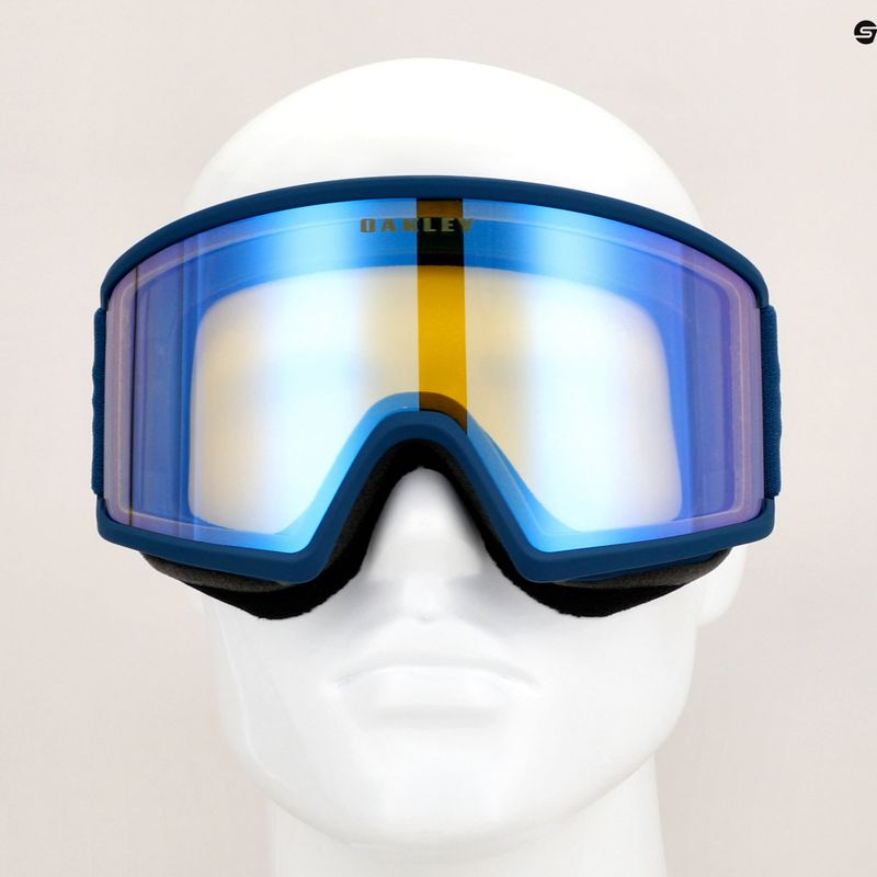 Oakley Target Line poseidon/hi gelb Skibrille 10