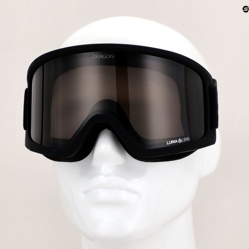 DRAGON DX3 L OTG blackout/lumalens dark smoke Skibrille 6
