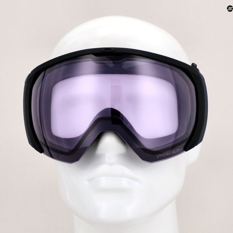 Oakley Flight Path matt schwarz/prizm Schnee klar Skibrille 10