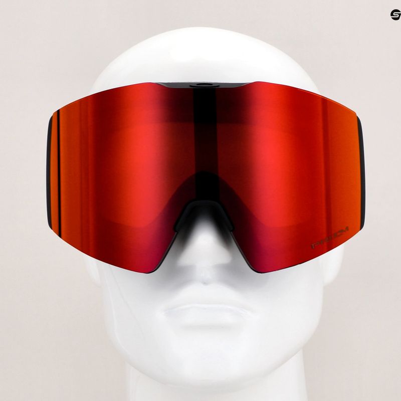 Oakley Fall Line matt schwarz/prizm Schnee Fackel Iridium Skibrille 10