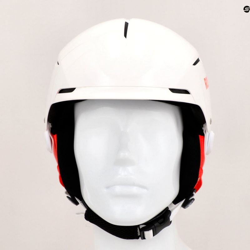Rossignol Hero Slalom Impacts Skihelm + Chinguard weiß 13
