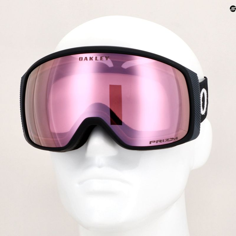Oakley Flight Tracker matte schwarz/prizm Schnee hallo rosa Skibrille 10