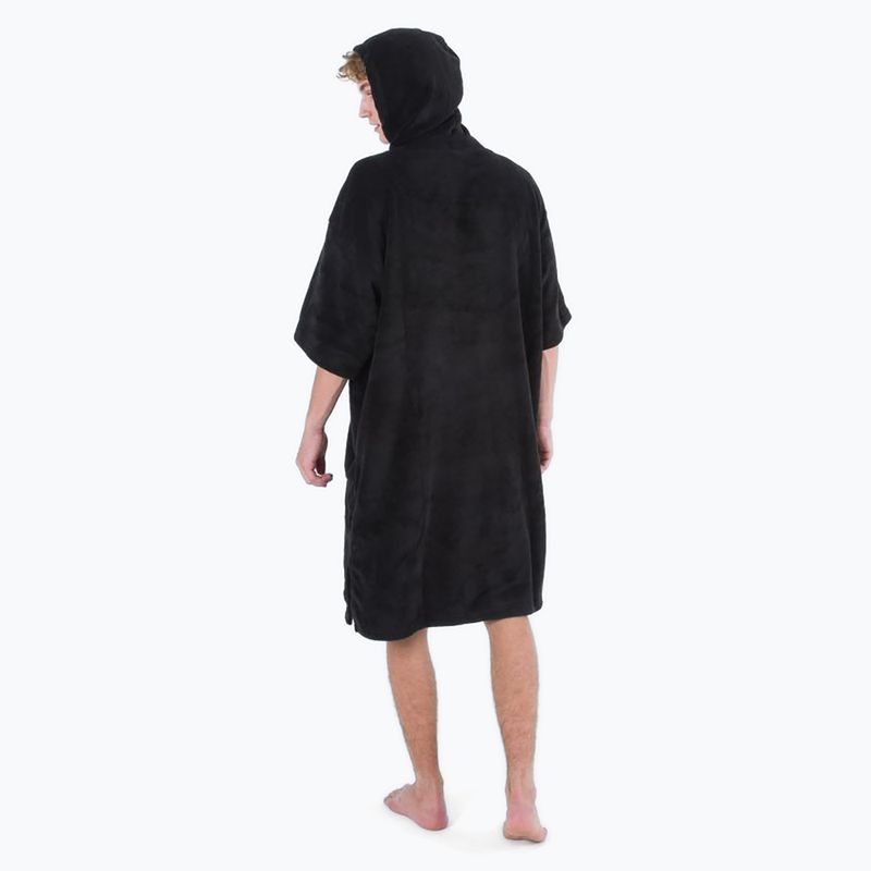 Hurley One&Only schwarzer Poncho 2