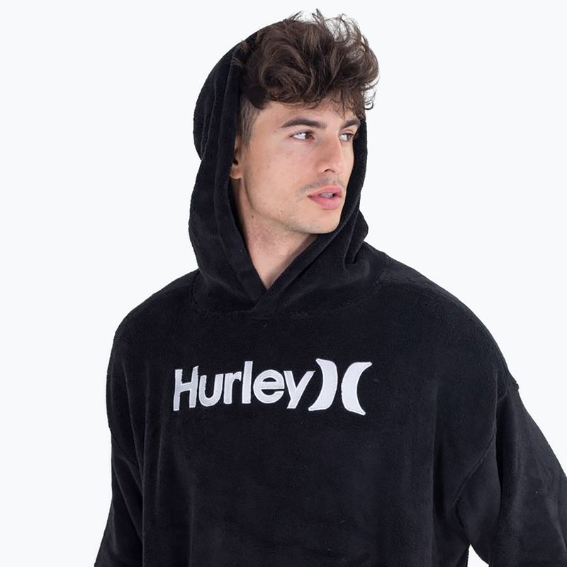 Hurley One&Only schwarzer Poncho 5