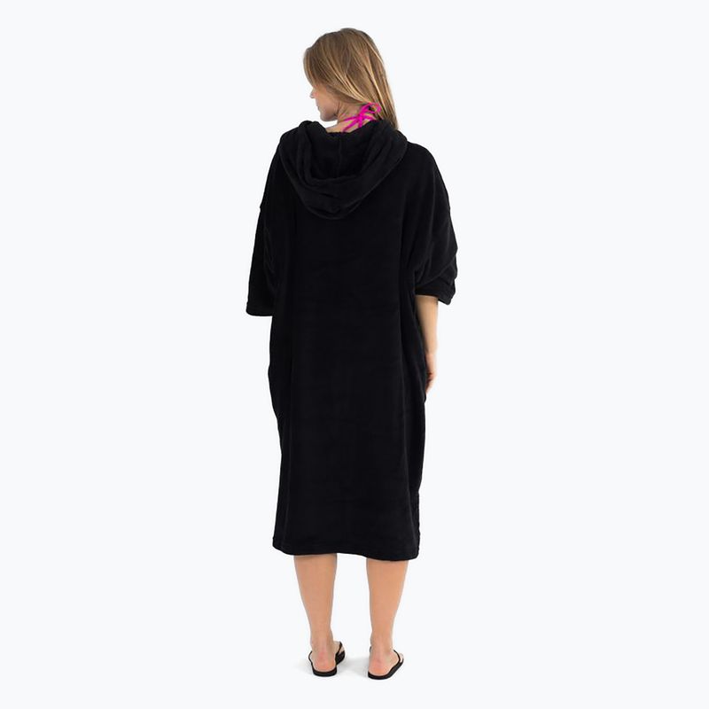 Hurley One&Only schwarzer Poncho 8