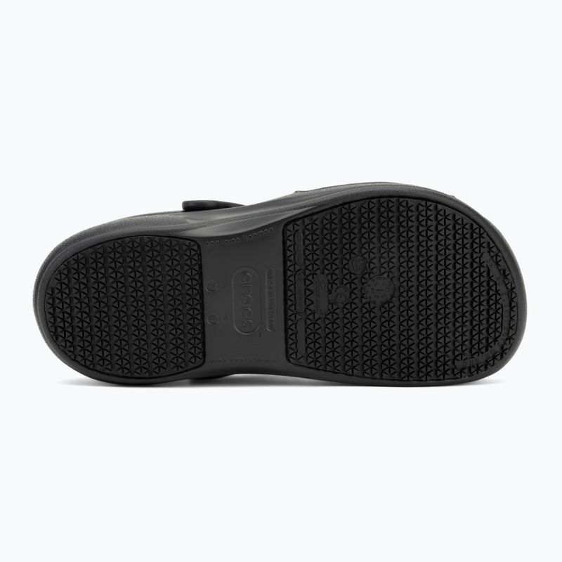 Crocs Work Bistro Herren Flip-Flops schwarz 5