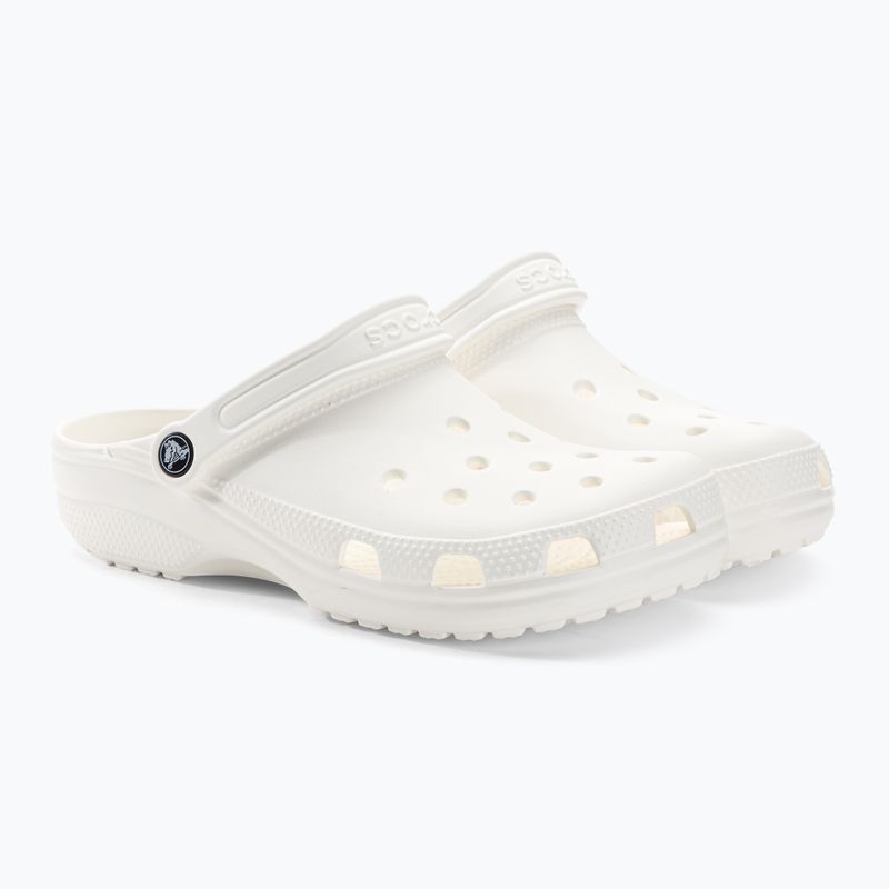 Crocs Classic Herren Pantoletten weiß 5