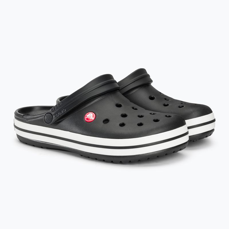 Crocs Crocband Pantoletten schwarz 5