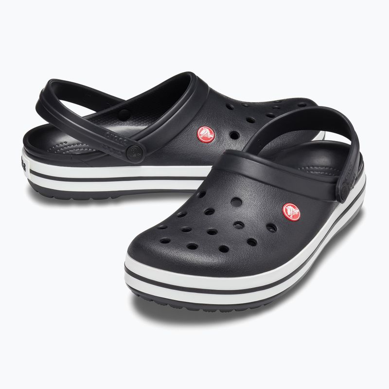 Crocs Crocband Pantoletten schwarz 9