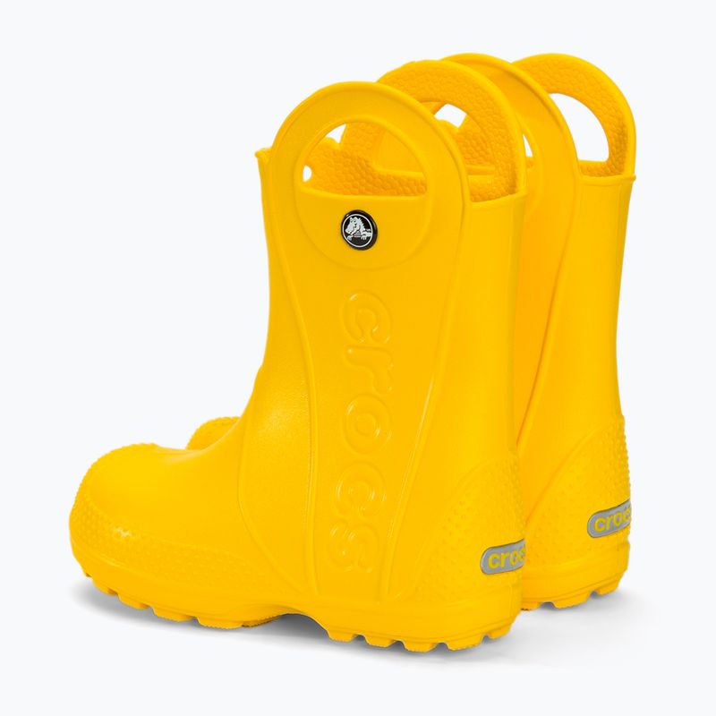 Crocs Handle Rain Boot Kinder gelb