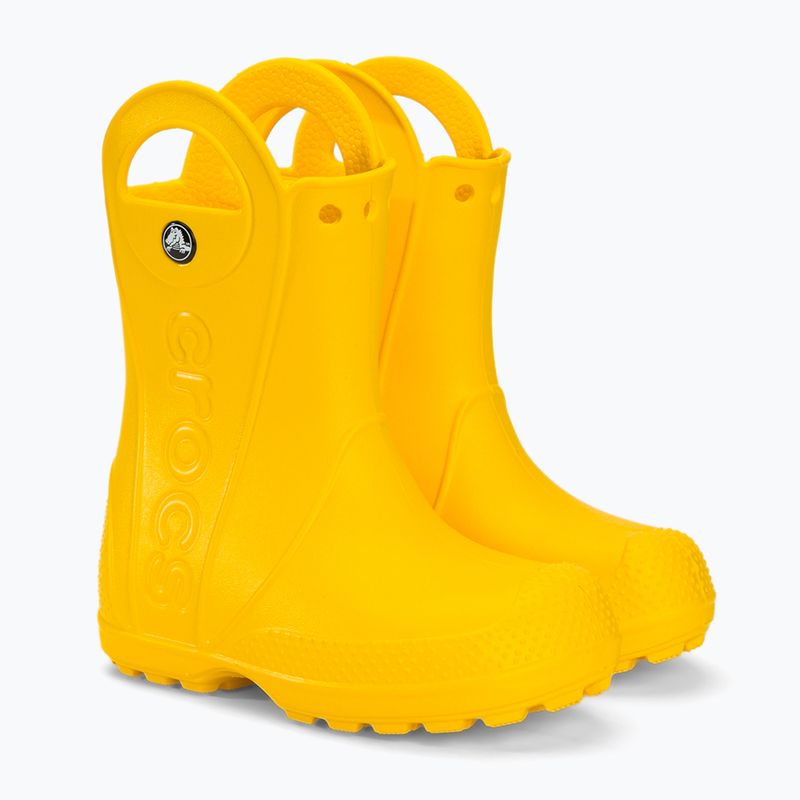 Crocs Handle Rain Boot Kinder gelb