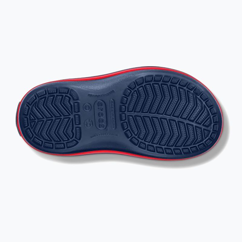 Crocs Winter Puff Kinder Schneestiefel navy/rot