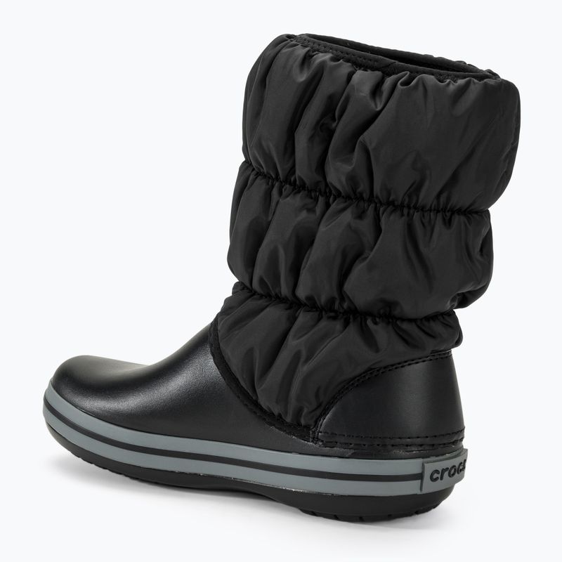 Crocs Winter Puff Damen Schneestiefel schwarz/kohlefarben 3