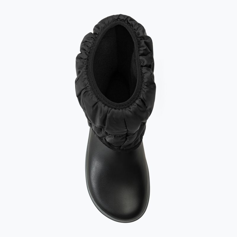 Crocs Winter Puff Damen Schneestiefel schwarz/kohlefarben 5