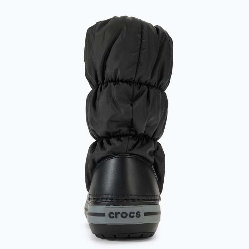 Crocs Winter Puff Damen Schneestiefel schwarz/kohlefarben 6
