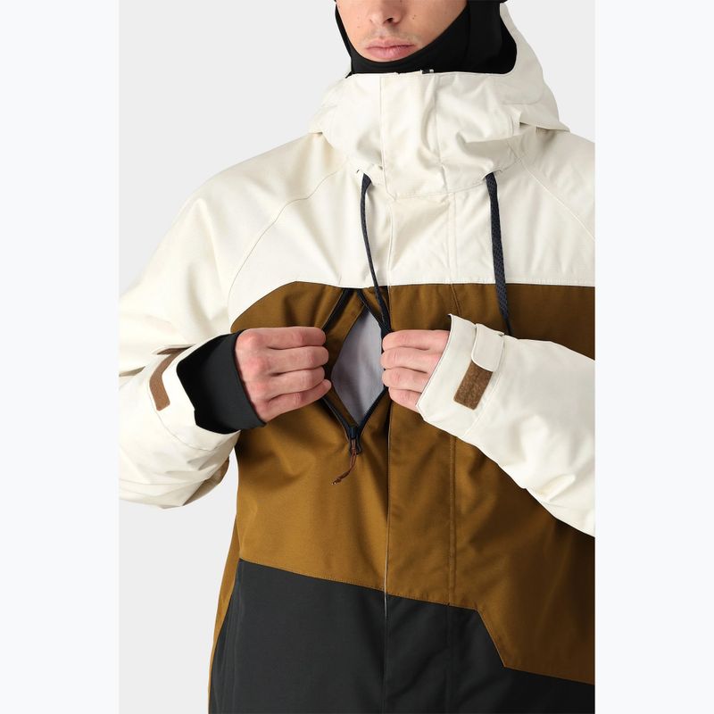 Snowboardjacke Herren 686 Geo birch wash colorblock 4