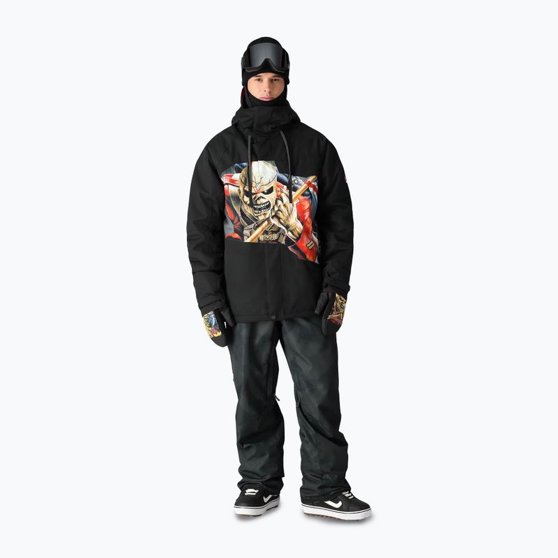 Snowboardjacke Herren 686 Geo iron maden trooper black 2