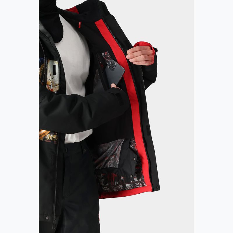 Snowboardjacke Herren 686 Geo iron maden trooper black 5