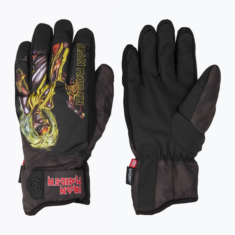 Snowboardhandschuhe 686 Primer iron maiden eddies black