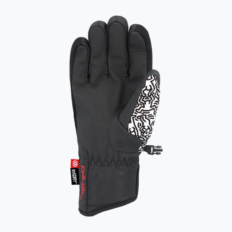 Snowboard Handschuhe 686 Primer keith haring weiß 2