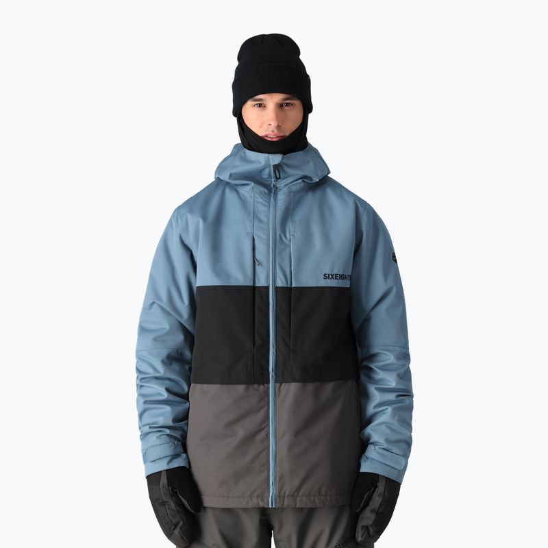 Snowboardjacke Herren 686 Smarty 3-in-1 Form stellar blue colorblock