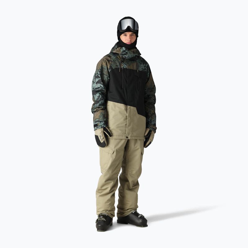 Snowboardjacke Herren 686 Geo cypress green hemisphere colorblock 2
